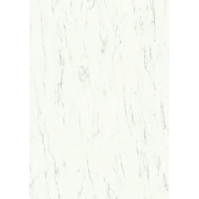 Виниловый пол QuickStep Ambient Glue Plus AMGP40136 Мрамор каррарский белый