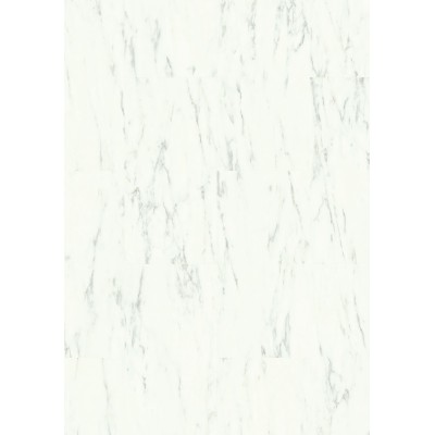 Виниловый пол QuickStep Alpha Vinyl Tiles AVST40136 Мрамор каррарский белый