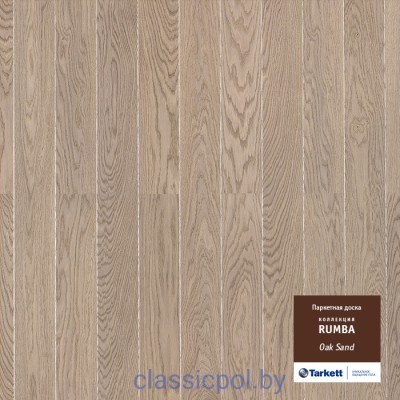 Паркетная доска Tarkett Rumba Oak Sand Mdb Pn 1200X120 Дуб Песочный Браш 550048007