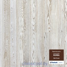 Паркетная доска Tarkett Rumba Oak Snow Br Mdb Pl 1200X120  Дуб Снежный Браш 550048009