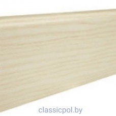 Плинтус шпонированный Barlinek Р61 Ясень Platinium