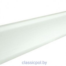Плинтус шпонированный Barlinek Р50  Дуб White mat lacquer